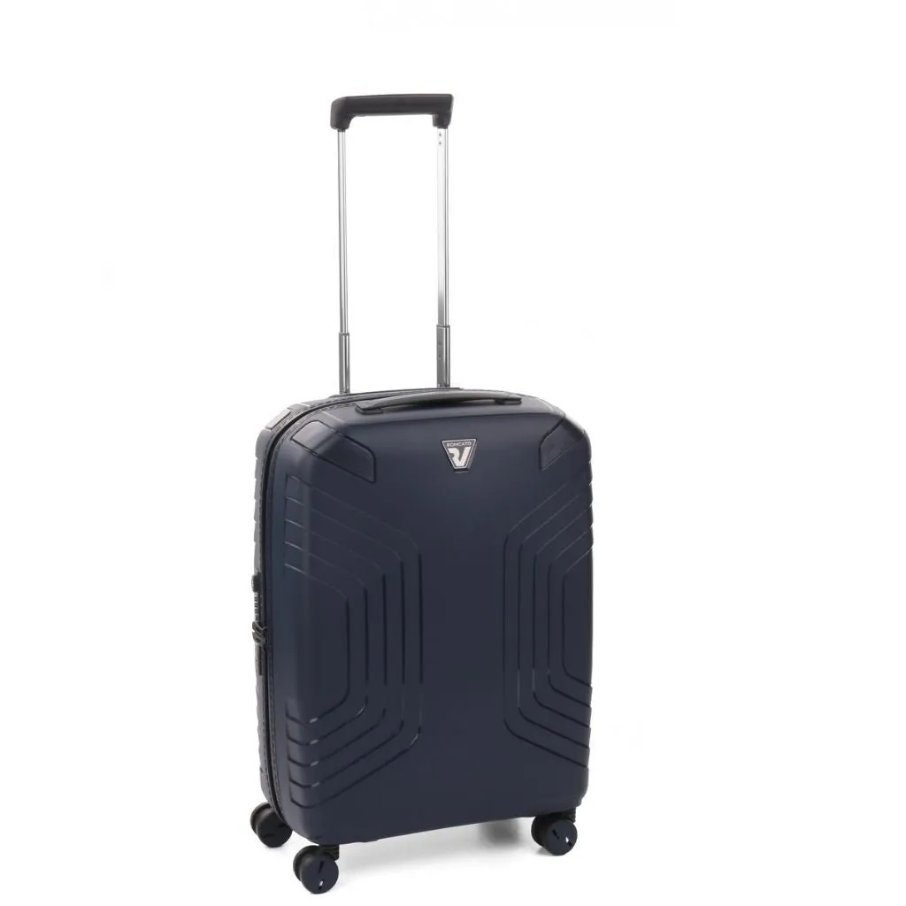 Roncato Ypsilon Carry On 55cm Hardsided Exp Spinner Suitcase Dark Blue