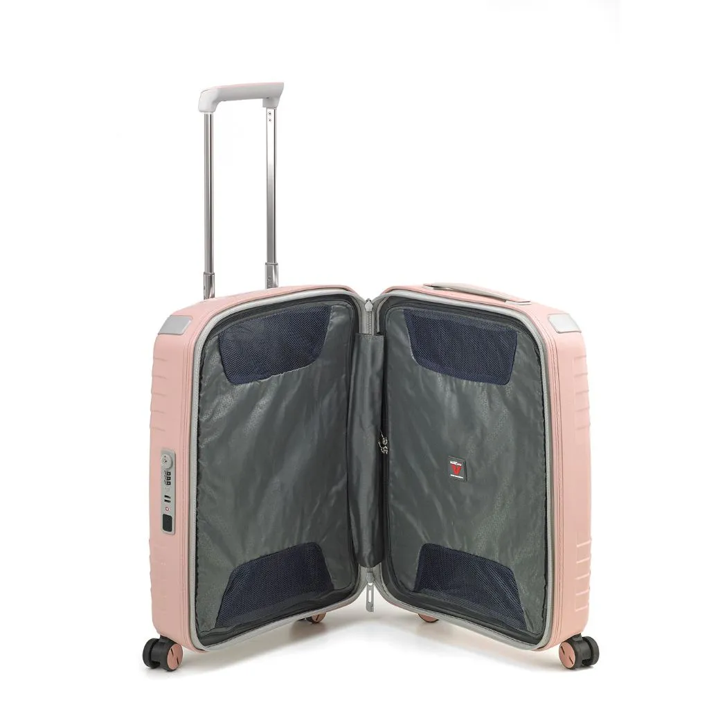 Roncato Ypsilon Carry On 55cm Hardsided Exp Spinner Suitcase Pale Pink