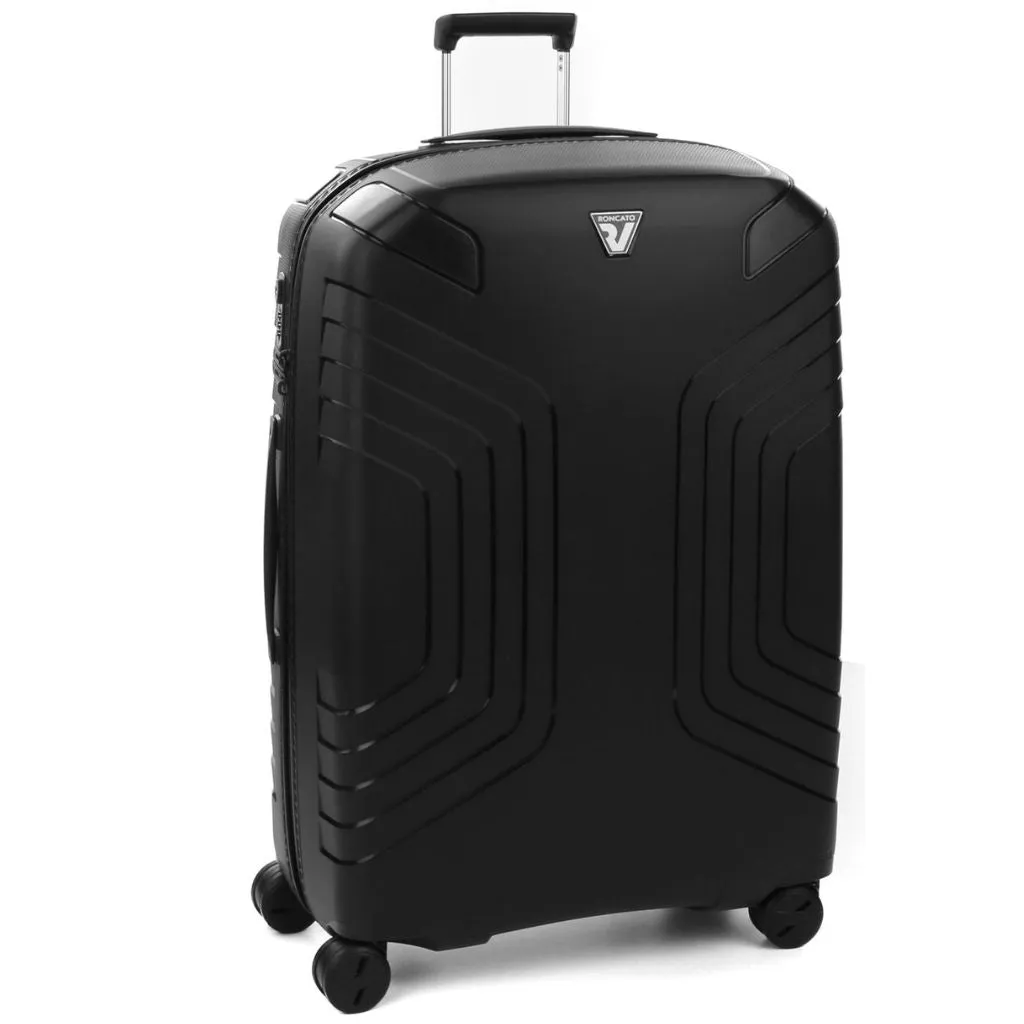 Roncato Ypsilon Hardsided Spinner Suitcase 3pc Set - Black