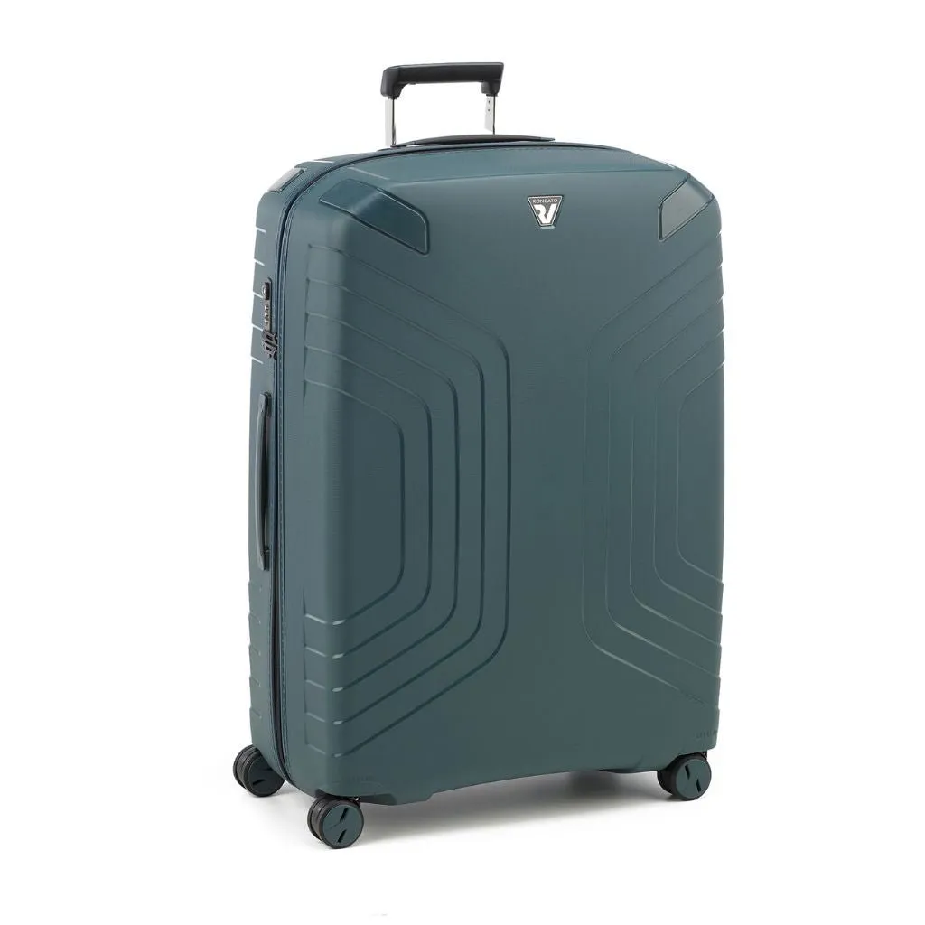 Roncato Ypsilon Hardsided Spinner Suitcase 3pc Set - Green