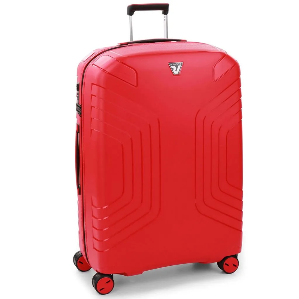 Roncato Ypsilon Hardsided Spinner Suitcase 3pc Set - Red