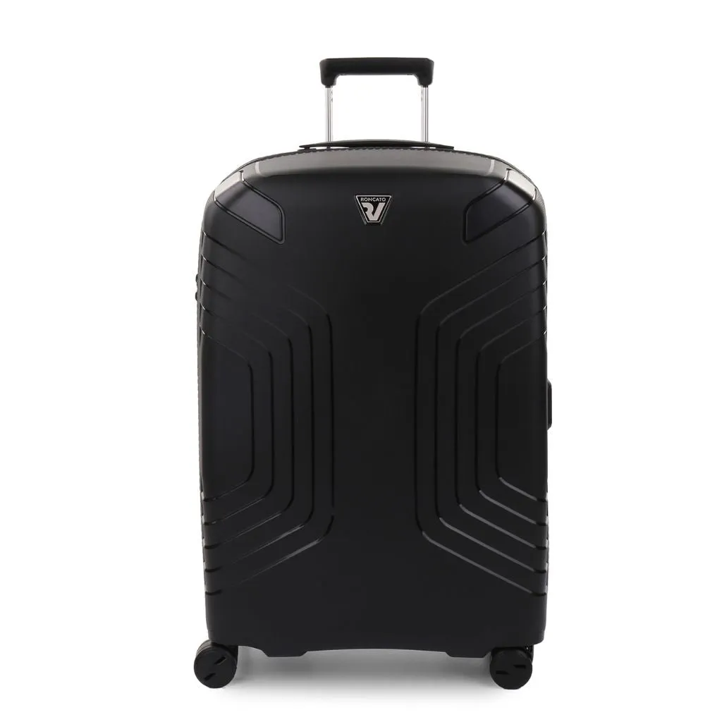 Roncato Ypsilon Hardsided Spinner Suitcase Duo Set - Black