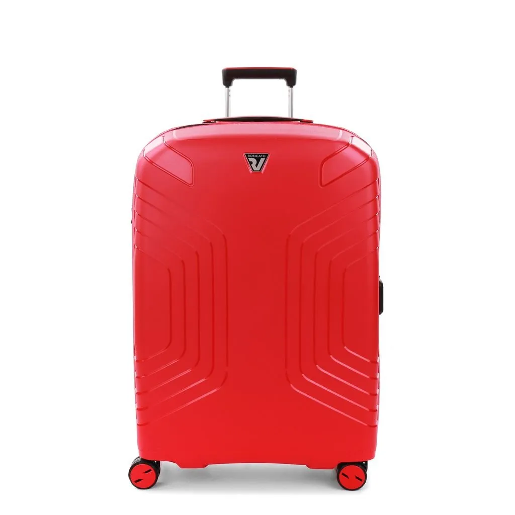 Roncato Ypsilon Hardsided Spinner Suitcase Duo Set - Red