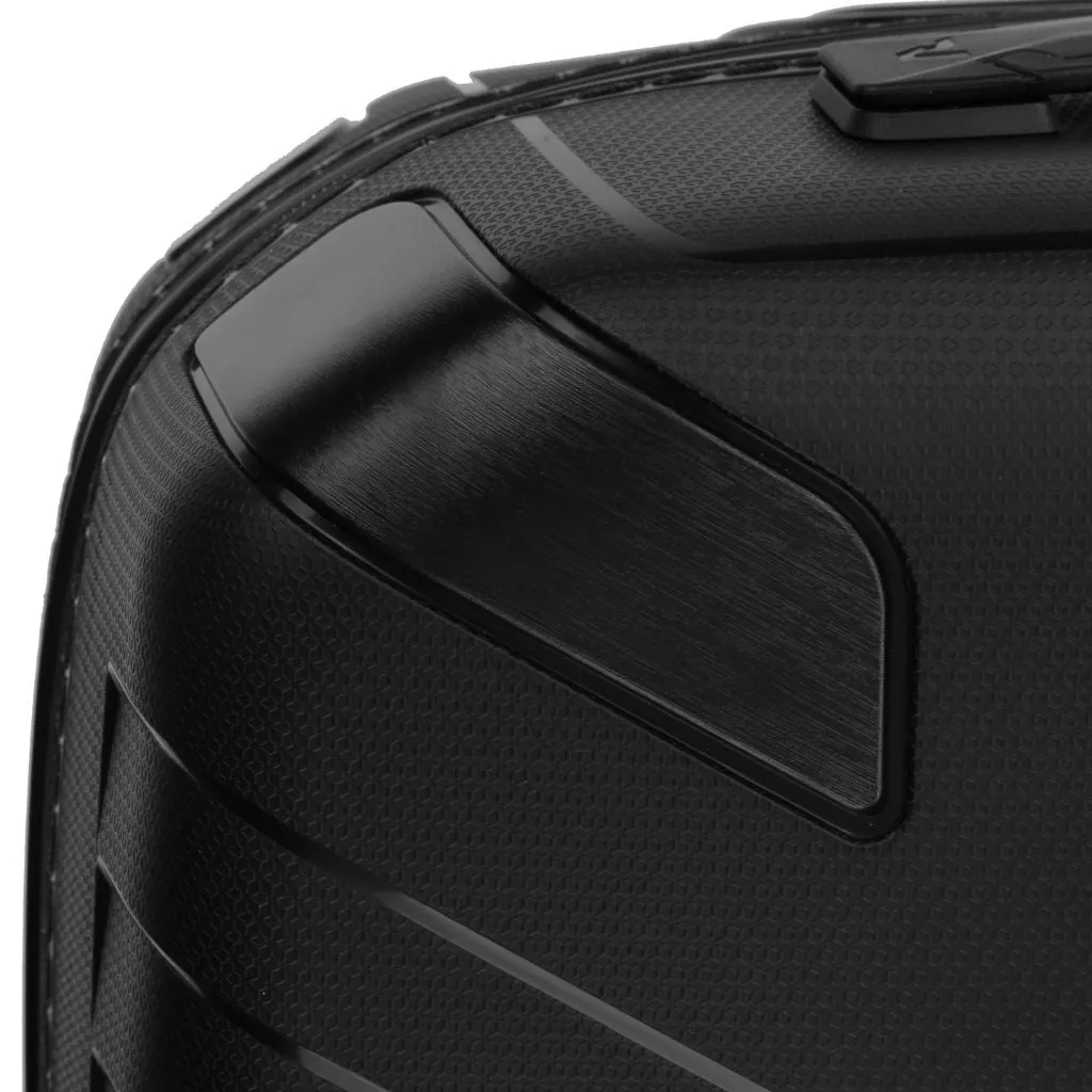 Roncato Ypsilon Large 78cm Hardsided Exp Spinner Suitcase Black