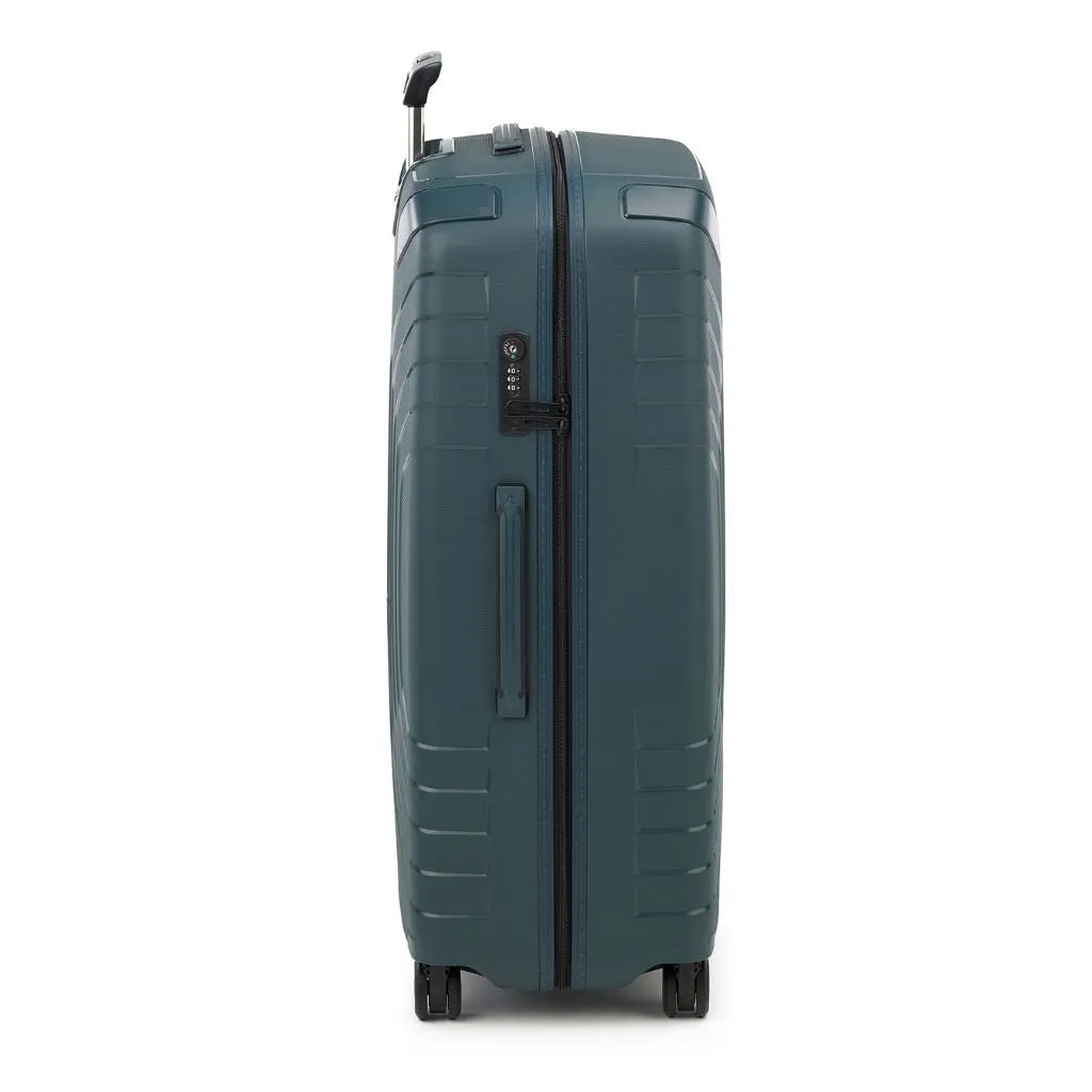 Roncato Ypsilon Large 78cm Hardsided Exp Spinner Suitcase Green