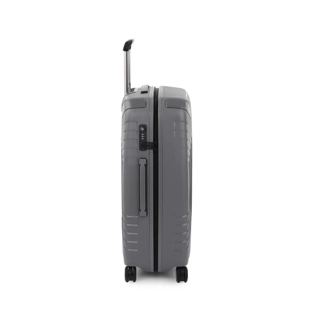 Roncato Ypsilon Large 78cm Hardsided Exp Spinner Suitcase Grey