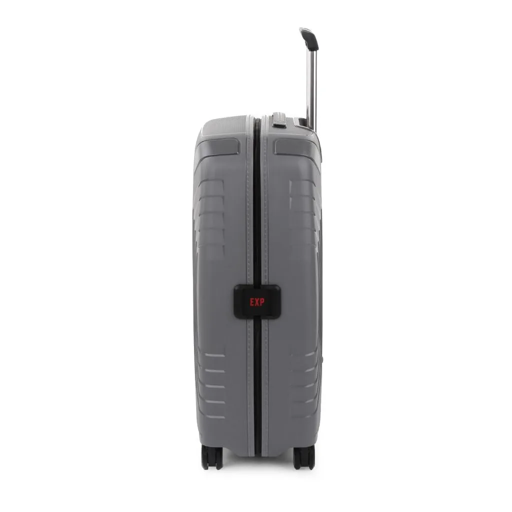 Roncato Ypsilon Large 78cm Hardsided Exp Spinner Suitcase Grey