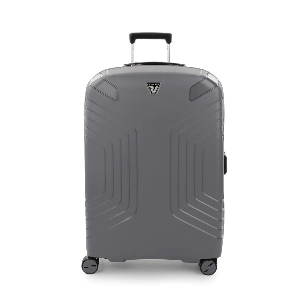 Roncato Ypsilon Large 78cm Hardsided Exp Spinner Suitcase Grey