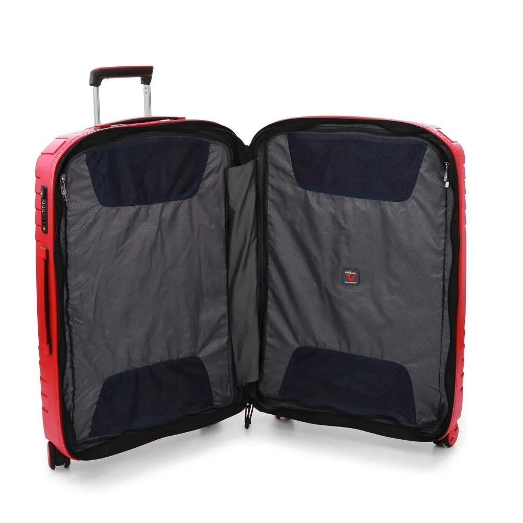 Roncato Ypsilon Large 78cm Hardsided Exp Spinner Suitcase Red