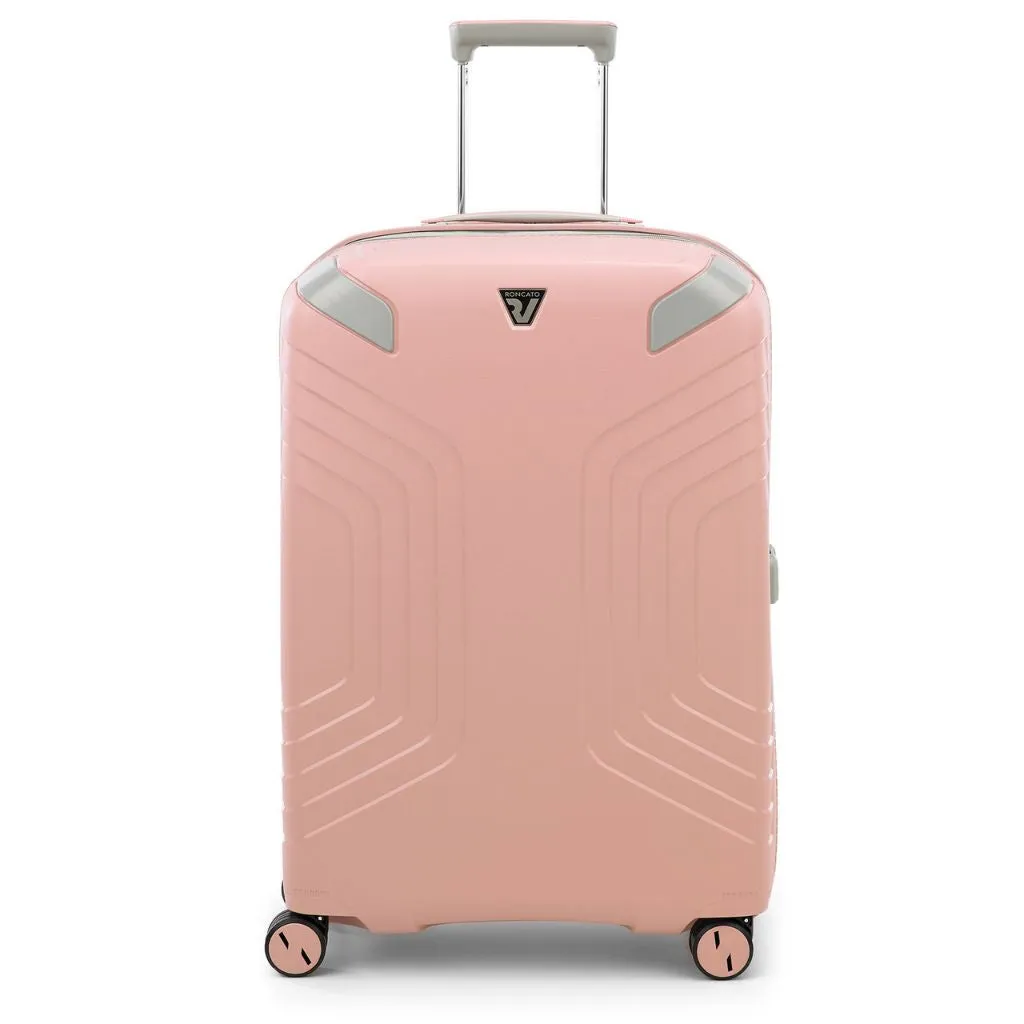 Roncato Ypsilon Medium 69cm Hardsided Spinner Suitcase Pale Pink