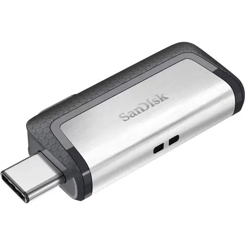 SanDisk 128GB Ultra Dual USB 3.1/USB Type C Flash Drive - 256GB - USB Type C, USB