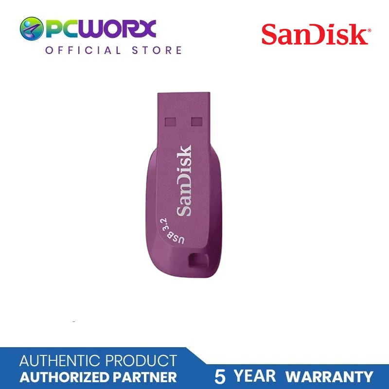 SanDisk SDCZ410 Ultra Shift USB 3.2 Flash Drive | 32GB, 64GB, 128GB, 256GB, 512GB | SanDisk 3.2 USB Flash drive | Sandisk Flash Drive Purple