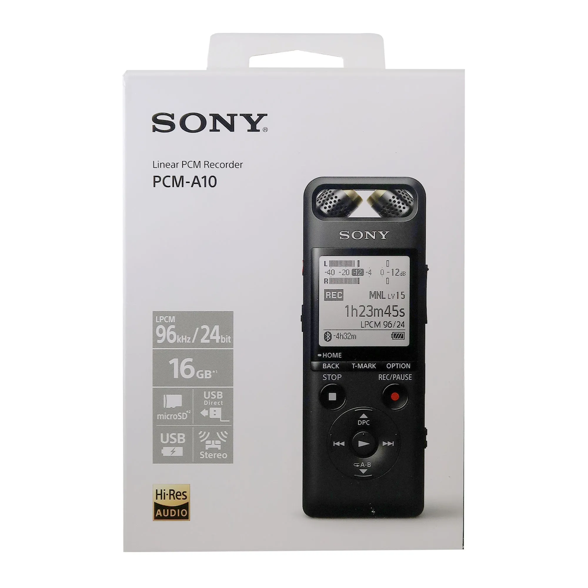 Sony PCM-A10 High-Resolution Audio Recorder