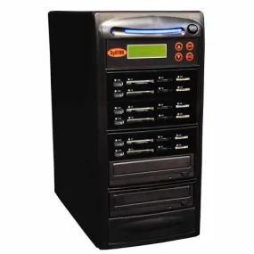 Systor 1:5 All-in-One Combo - Flash Media Card (USB/SD/CF/MS)   Single CD/DVD Duplicator - SYS-USBSDCF-05