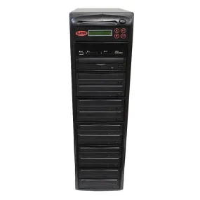 Systor Multi Media Center - Flash Memory Drive (USB/SD/CF/MS/MMC) to Disc Backup   1 to 10 SATA CD/DVD Duplicator - PMBC-10