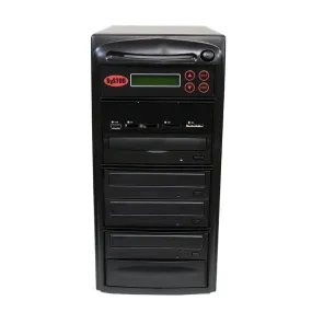 Systor Multi Media Center - Flash Memory Drive (USB/SD/CF/MS/MMC) to Disc Backup   1 to 3 SATA Blu-Ray Duplicator - BD-MBC-3