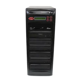 Systor Multi Media Center - Flash Memory Drive (USB/SD/CF/MS/MMC) to Disc Backup   1 to 5 SATA Blu-Ray Duplicator - BD-MBC-5