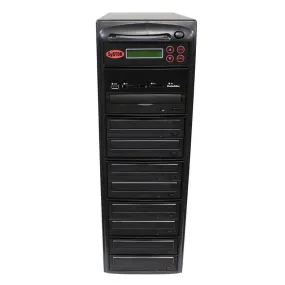 Systor Multi Media Center - Flash Memory Drive (USB/SD/CF/MS/MMC) to Disc Backup   1 to 8 SATA Blu-Ray Duplicator - BD-MBC-8