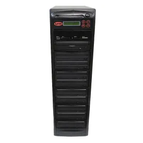 Systor Multi Media Center - Flash Memory Drive (USB/SD/CF/MS/MMC) to Disc Backup   1 to 9 SATA Blu-Ray Duplicator - BD-MBC-9