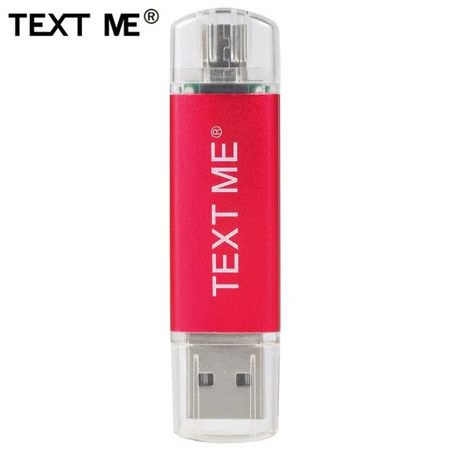 TEXT ME 64GB usb2.0 Pen Drive OTG USB Flash Drives 4GB 8GB 16GB 32GB pendrive USB stick