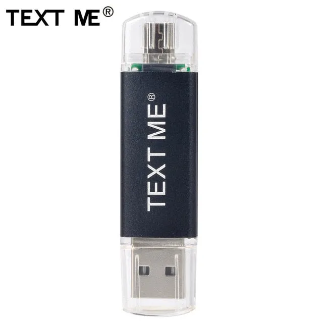 TEXT ME 64GB usb2.0 Pen Drive OTG USB Flash Drives 4GB 8GB 16GB 32GB pendrive USB stick