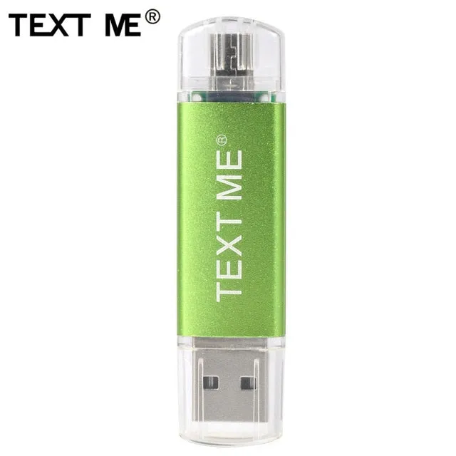 TEXT ME 64GB usb2.0 Pen Drive OTG USB Flash Drives 4GB 8GB 16GB 32GB pendrive USB stick