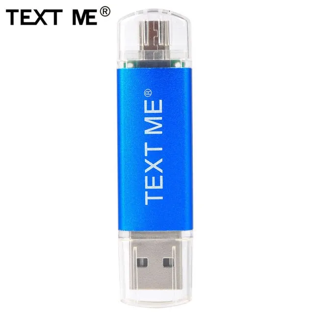 TEXT ME 64GB usb2.0 Pen Drive OTG USB Flash Drives 4GB 8GB 16GB 32GB pendrive USB stick