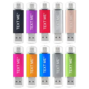 TEXT ME creative OTG usb 2.0 64GB USB flash drive pen drive 4GB 8GB 16GB 32GB memory Stick