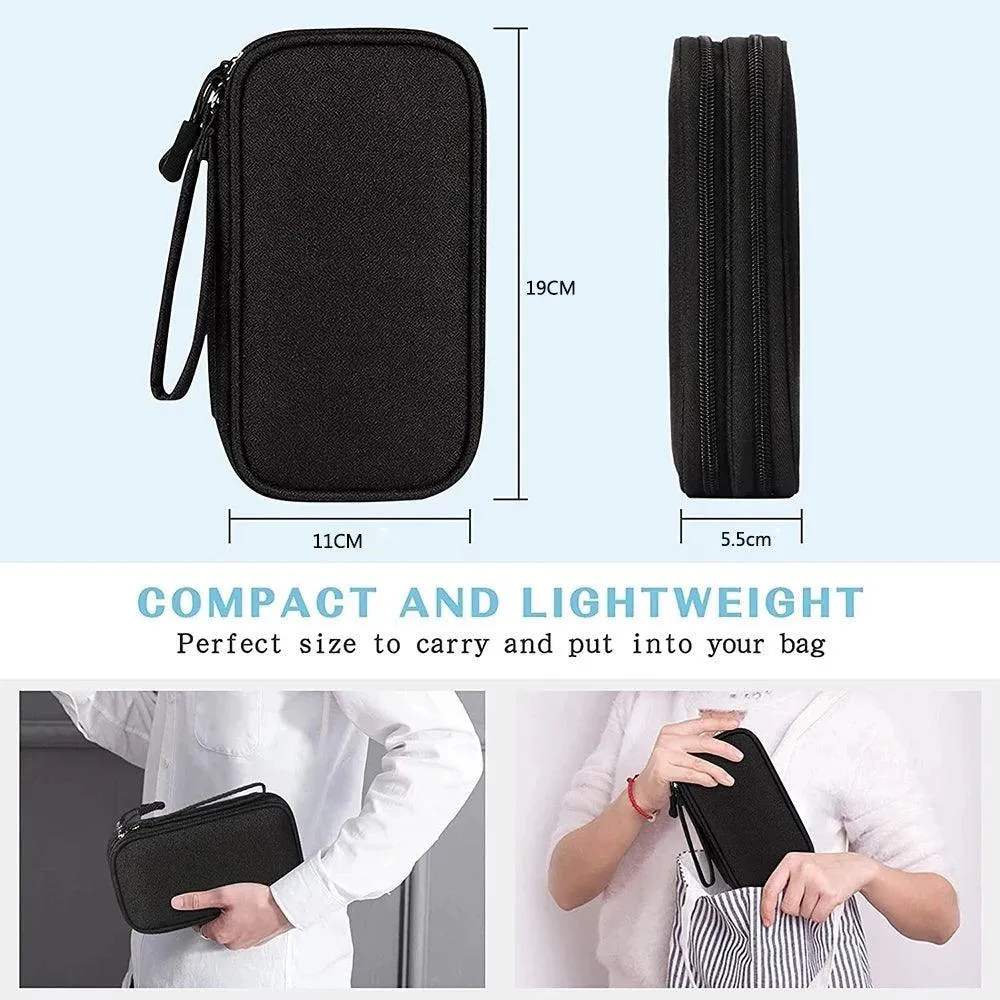 Travel Tech Gear Organizer: Waterproof Cable Bag for Electronic Accessories