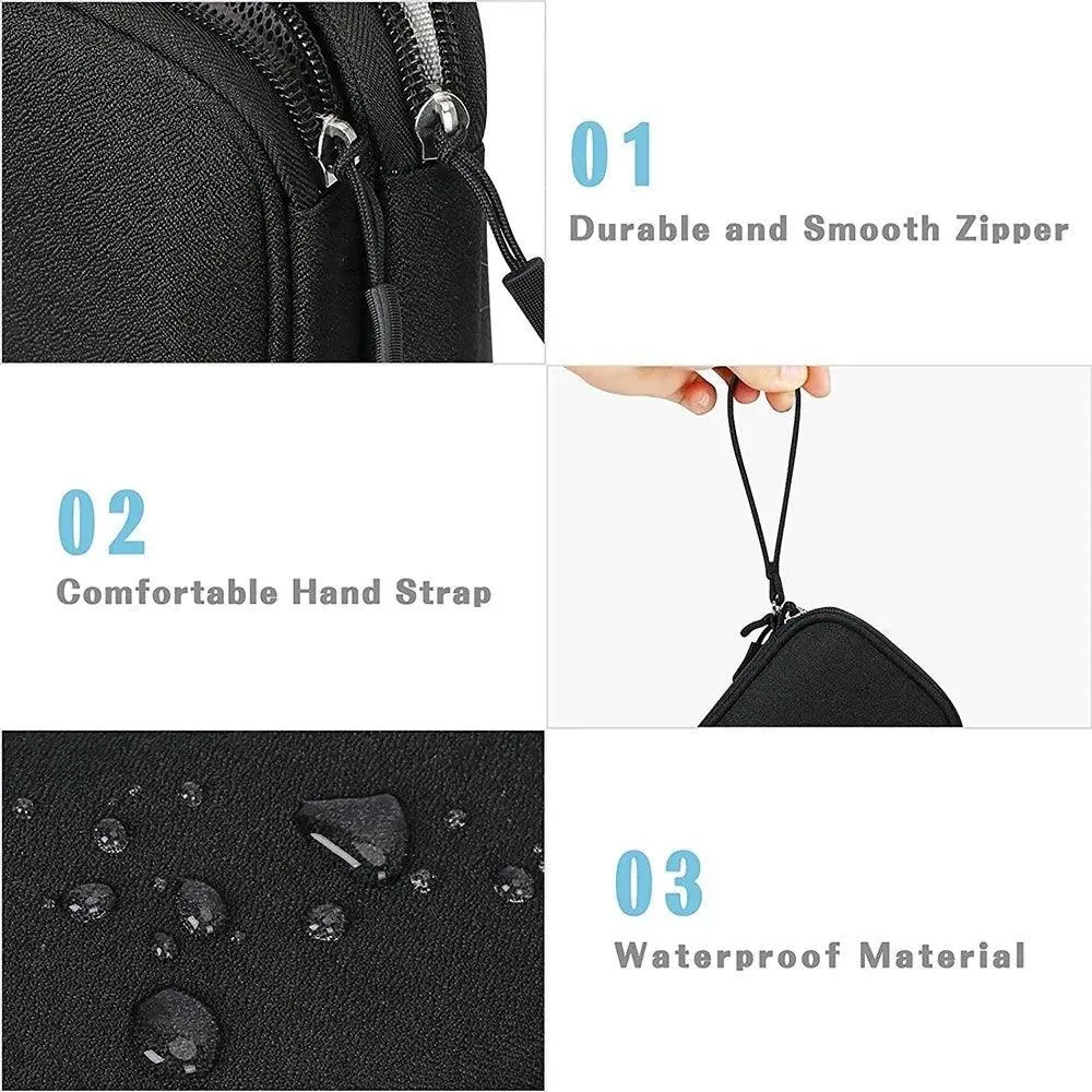 Travel Tech Gear Organizer: Waterproof Cable Bag for Electronic Accessories