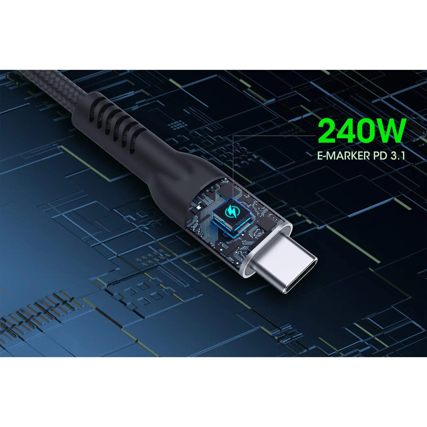 USB 2.0 Type-C EPR Charging Cable 240 W / PD 3.1