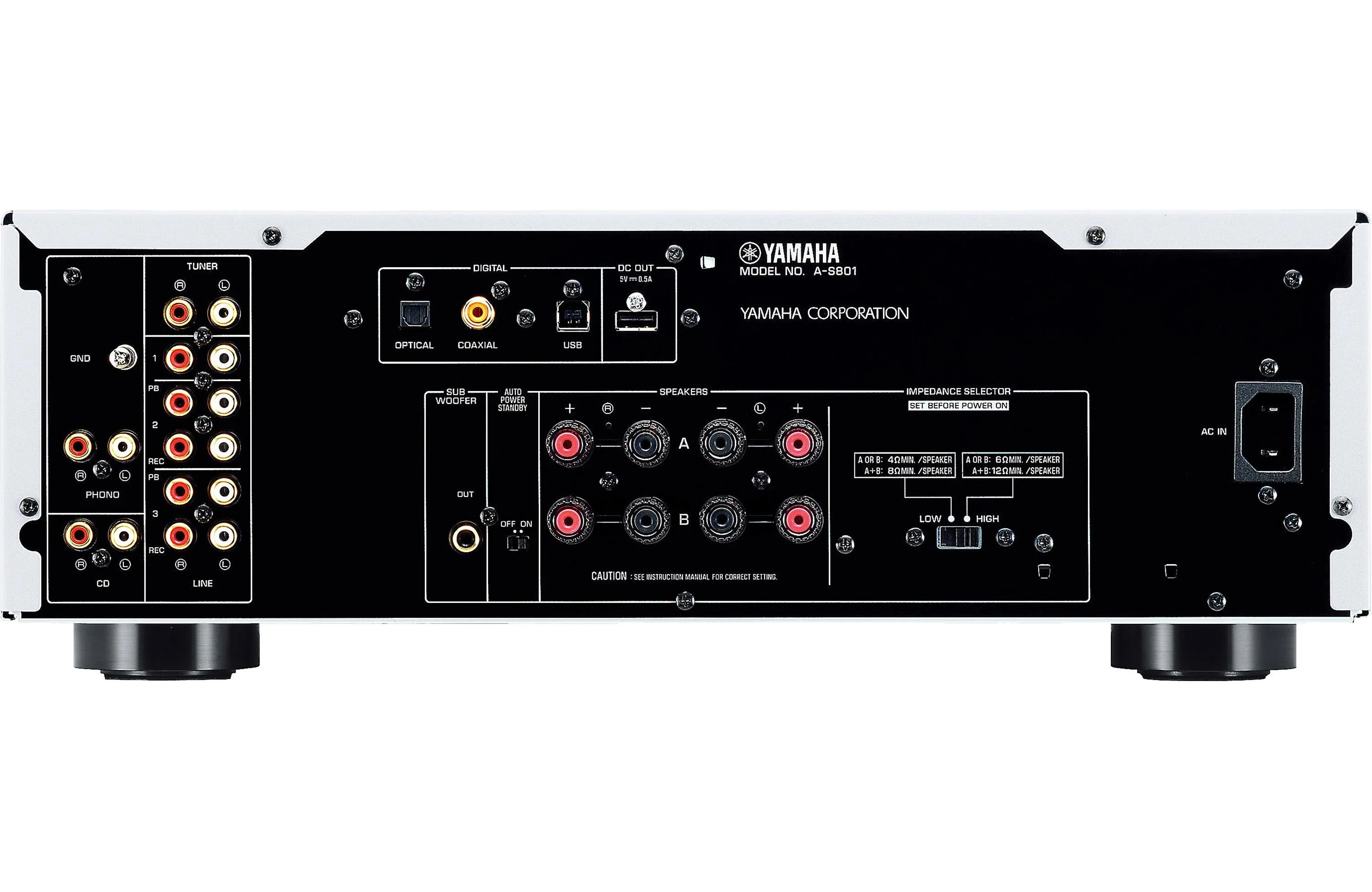 Yamaha A-S801 Integrated Amplifier (100 Watts)